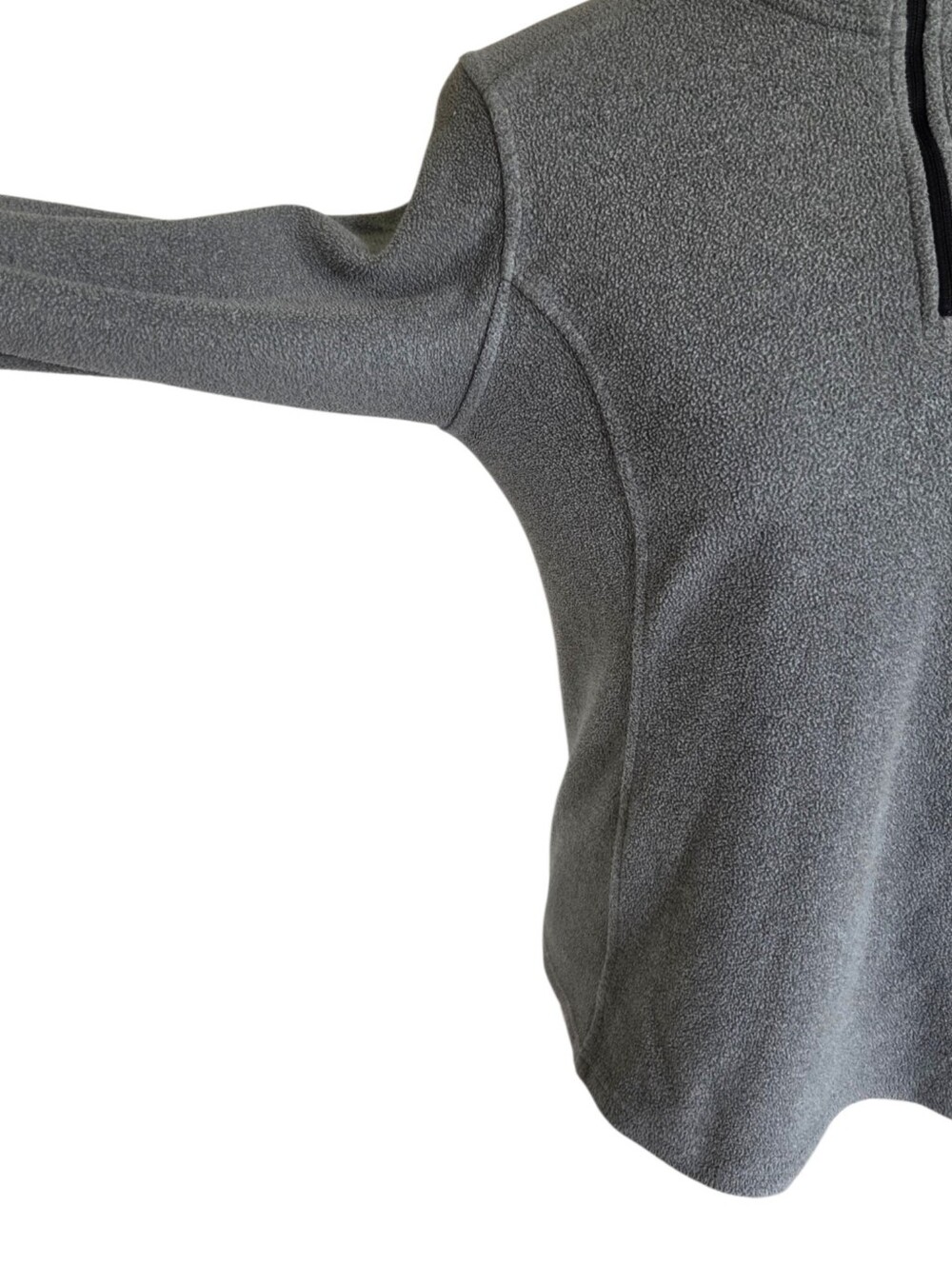 The North Face Tech Glacier 1/4 Zip Fleece Pullover Grey Womens Small - Picture 7 of 14